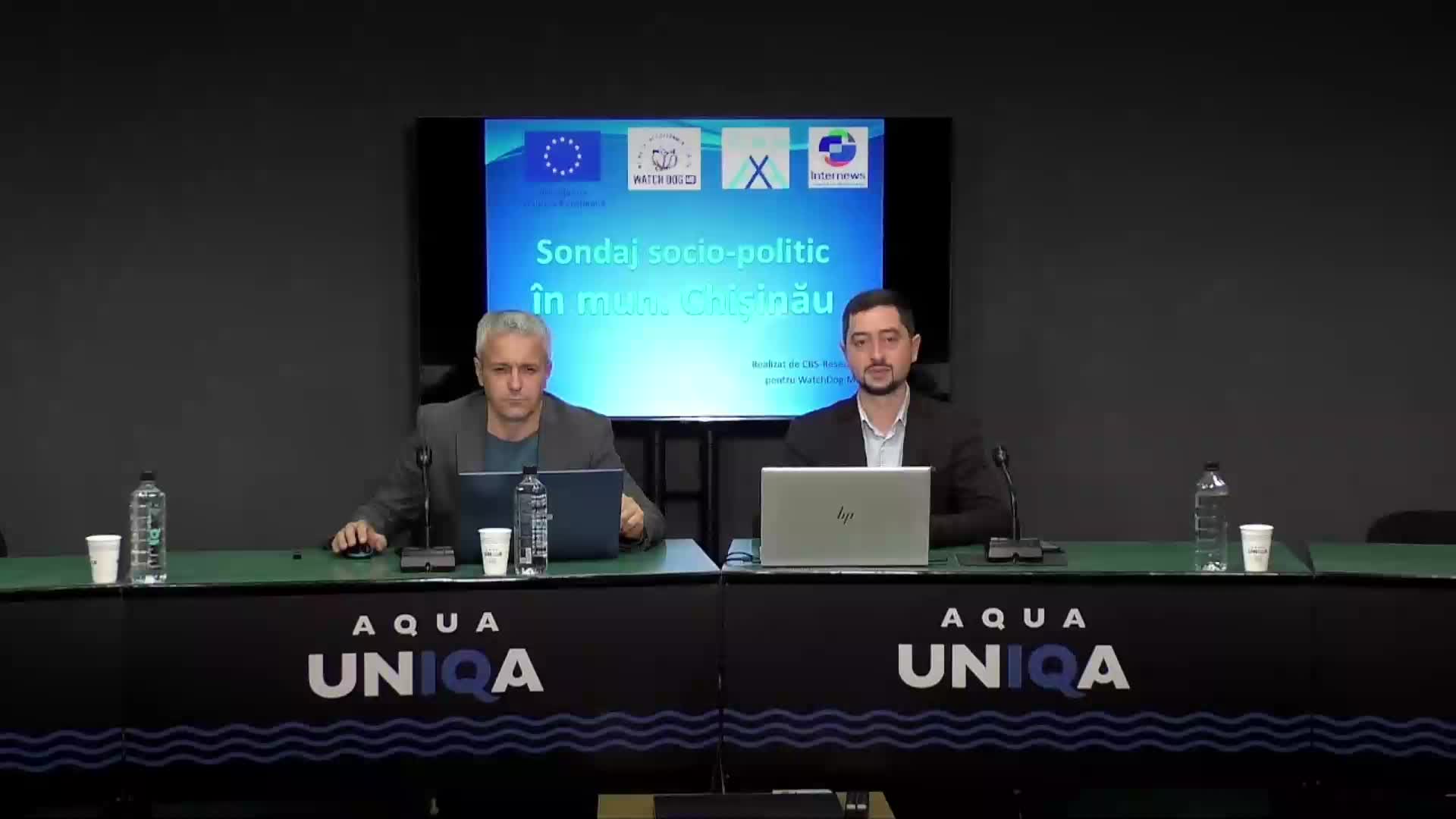 Conferință de presă organizată de Comunitatea WatchDog.MD cu tema „Prezentarea unui sondaj de opinie publică”