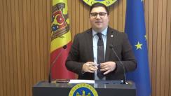 Conferință de presă după ședința Guvernului Republicii Moldova din 18 octombrie 2023