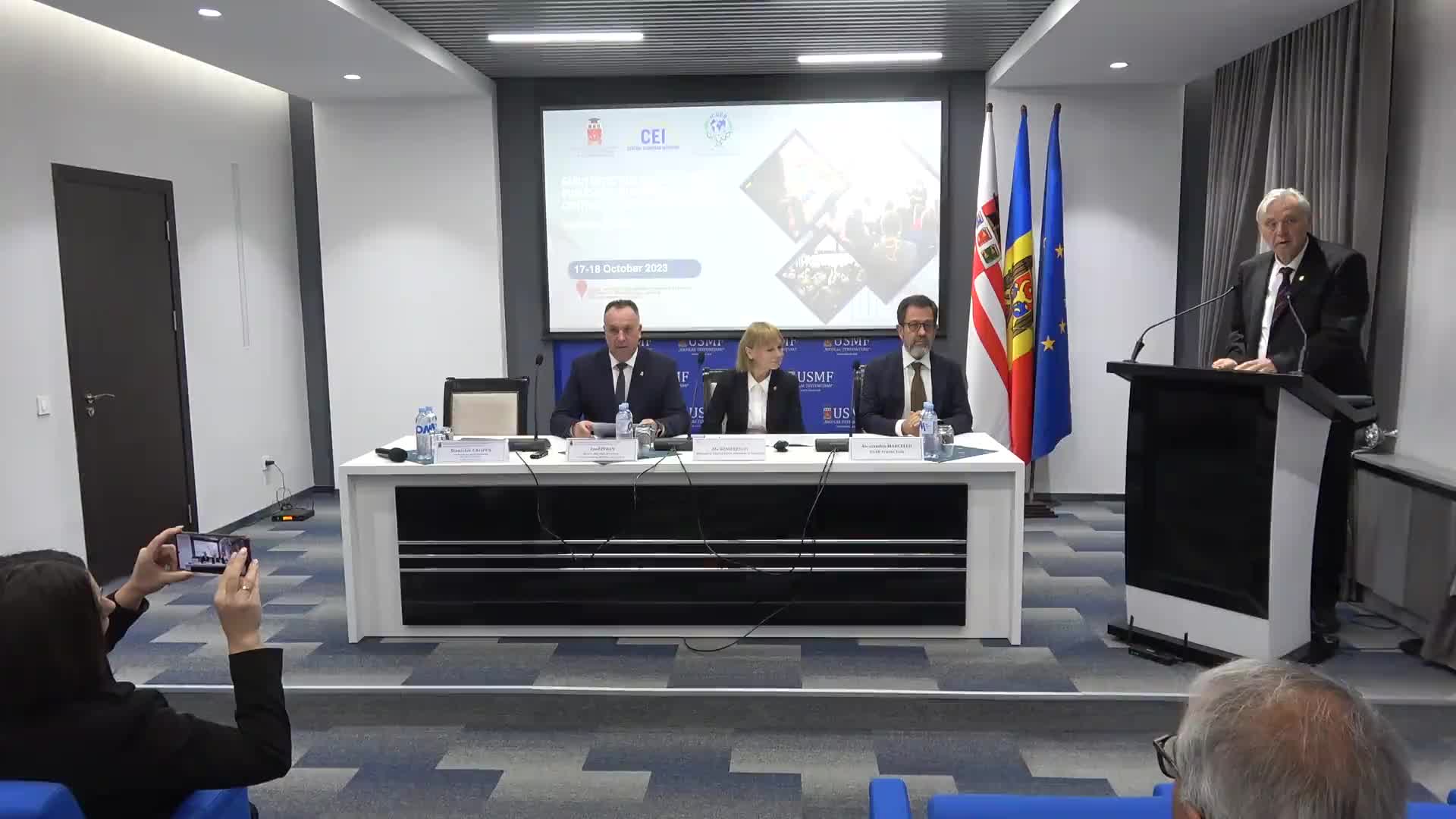 Inaugurarea Cursului de consolidare a capacităților specialiștilor din domeniul sănătății privind detectarea timpurie și răspunsul la urgențele în sănătate publică în Europa Centrală și de Sud-Est