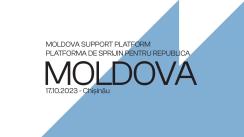 Sosirea delegațiilor pentru ediția a IV-a a Platformei de sprijin pentru Republica Moldova