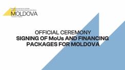 Semnarea acordurilor de finanțare între Republica Moldova și partenerii participanți la ediția a 4-a a Platformei de sprijin pentru Republica Moldova