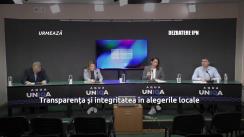 Dezbaterea publică organizată de Agenția de presă IPN la tema „Transparența și integritatea în alegerile locale”