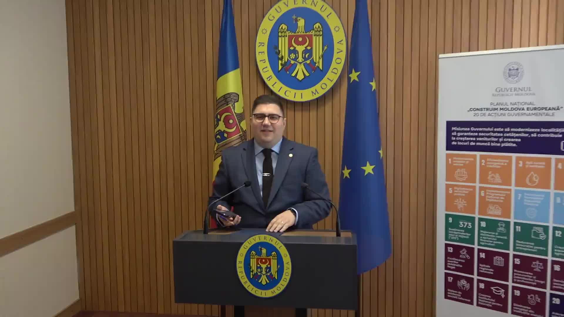 Conferință de presă după ședința Guvernului Republicii Moldova din 27 octombrie 2023