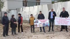 Flashmob organizat de candidatul la funcția de Primar general al municipiului Chișinău, Andrei Donică, cu tema „Ceban este învinuit de estorcarea 1 million de dolari de la constructori”