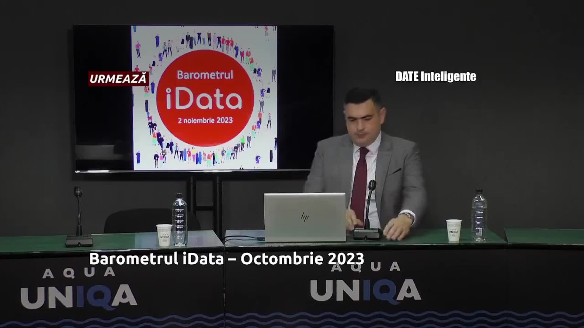 Conferință de presă organizată de Date Inteligente SRL cu tema „Barometrul iData – octombrie 2023”