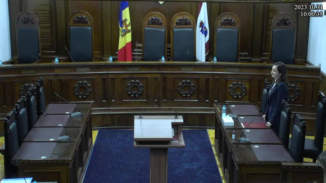 Ședința Curții Constituționale de examinare a sesizărilor nr. 231g/2022 și nr. 78a/2023 privind controlul constituționalității unor prevederi din Legea nr. 1308 din 25 iulie 1997 privind prețul normativ și modul de vânzare-cumpărare a pământului