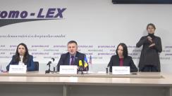 Conferință de presă organizată de Asociația Promo-LEX cu tema „Prezentarea Raportului nr. 4 al Misiunii de Observare a alegerilor locale generale din 5 noiembrie”