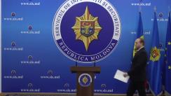 Briefing de presă susținut de directorul Serviciului de Informații și Securitate, Alexandru Musteața, în vederea comunicării unui mesaj important pentru securitatea națională în contextul războiului hibrid