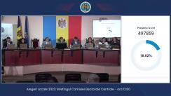 Alegeri Locale 2023: Briefingul Comisiei Electorale Centrale - ora 12.00