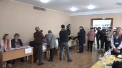 Alegeri Locale 2023: Exercitarea votului de către candidatul Partidului Platforma DA la funcția de Primar General al municipiului Chișinău, Victor Chironda