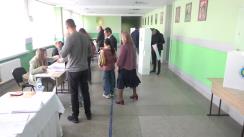 Alegeri Locale 2023: Exercitarea votului de către candidatul Blocului Electoral Ruslan Codreanu la funcția de Primar General al municipiului Chișinău, Ruslan Codreanu