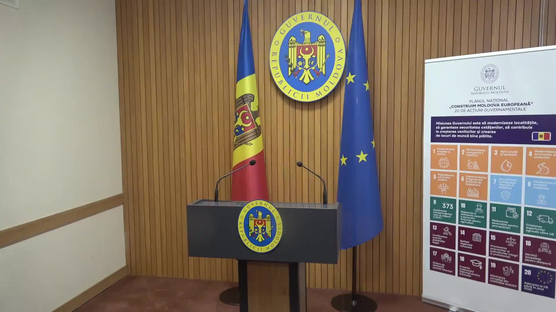 Conferință de presă după ședința Guvernului Republicii Moldova din 8 noiembrie 2023