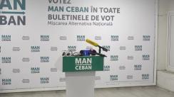 Alegeri Locale 2023: Declarație de presă susținută de candidatul la funcția de Primar General al municipiului Chișinău din partea Partidului MAN, Ion Ceban, după închiderea secțiilor de votare