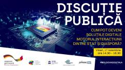 Discuția publică organizată de Institutul pentru Politici și Reforme Europene cu tema „Cum pot deveni soluțiile digitale motorul interacțiunii dintre stat și diasporă?”