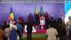 Declarații de presă comune susținute de Președintele României, Klaus Iohannis și Președintele Republicii Unite a Tanzaniei, Samia Suluhu Hassan