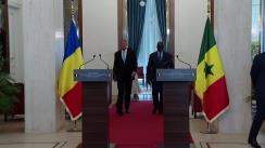 Declarații de presă comune susținute de Președintele României, Klaus Iohannis și  Președintele Republicii Senegal, Macky Sall