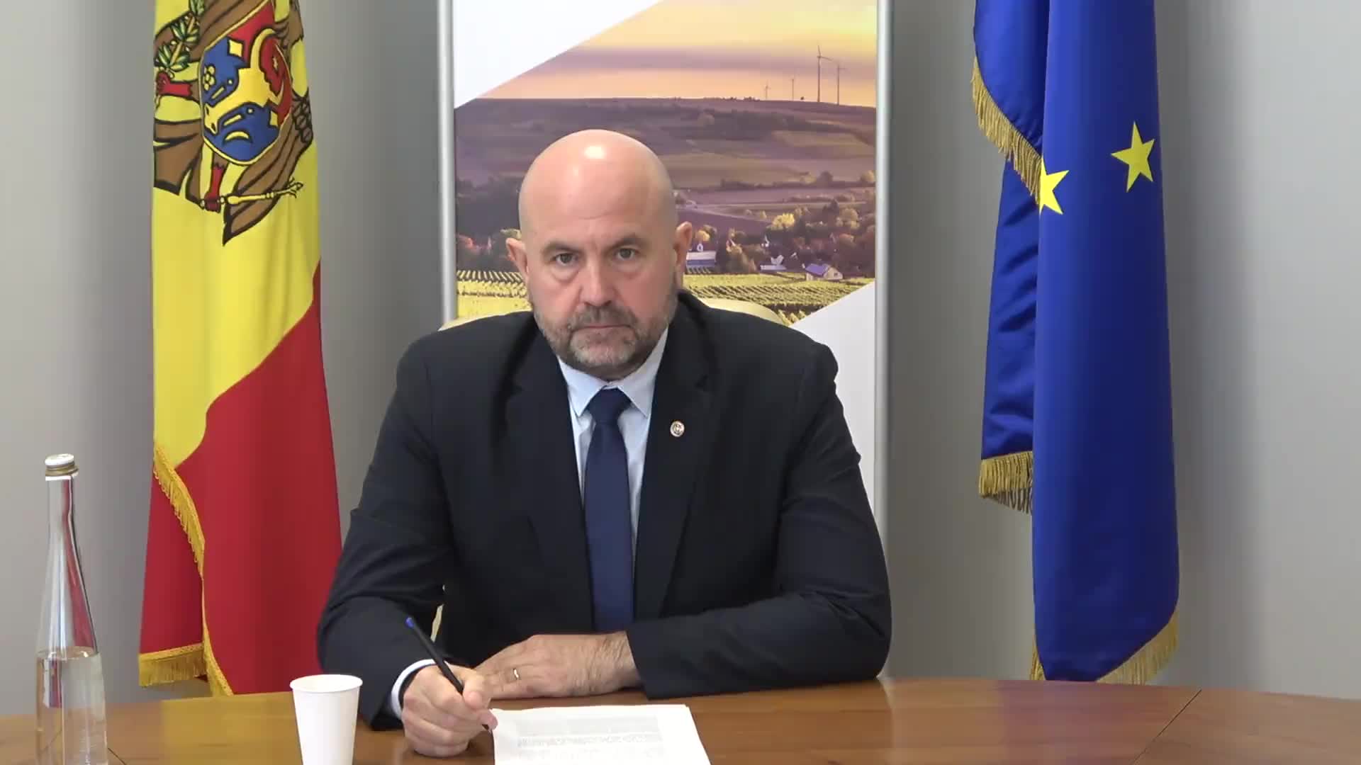 Briefing de presă susținut de vicepremierul, ministrul agriculturii și industriei alimentare, Vladimir Bolea