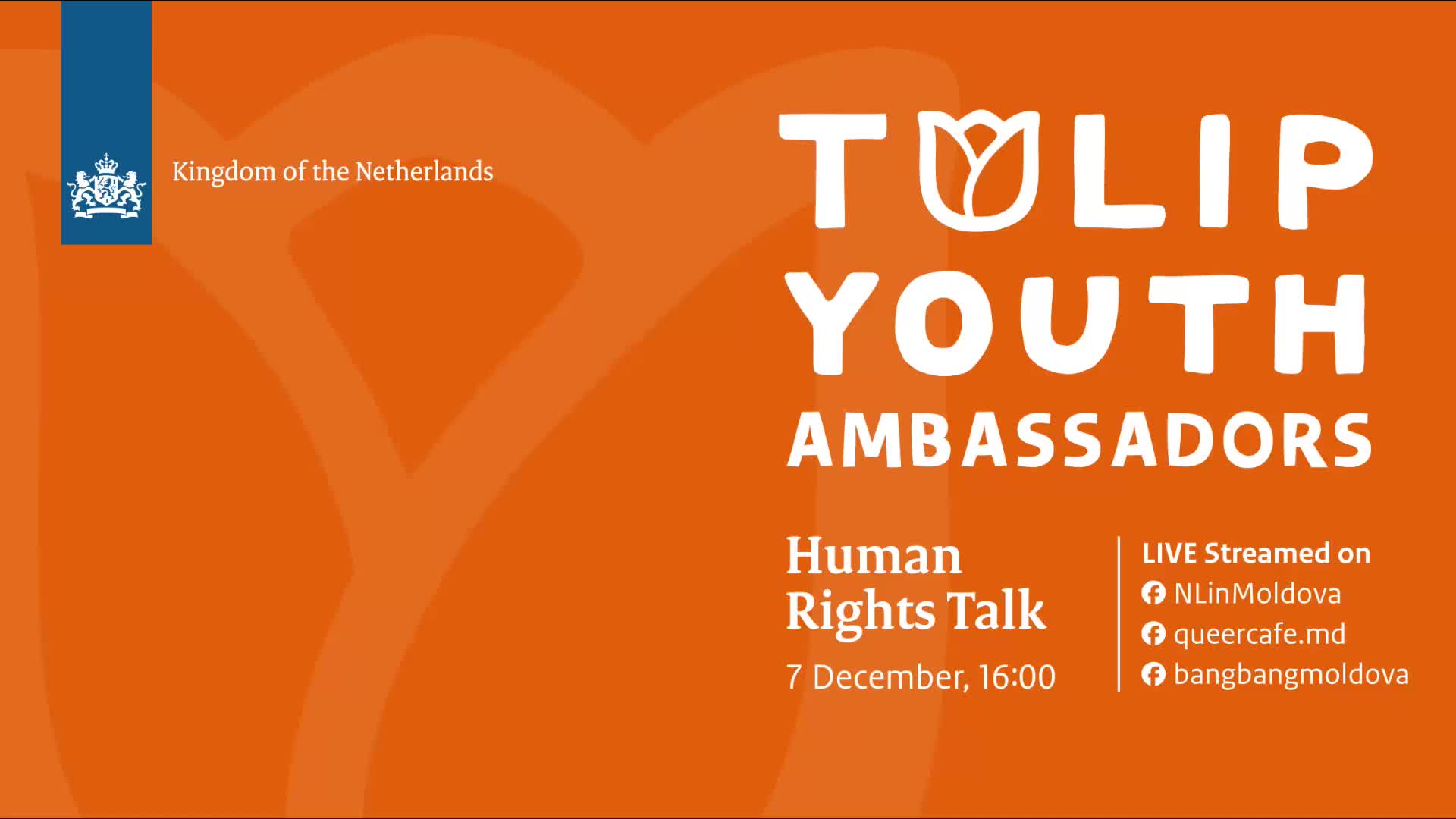 Evenimentul „Human Rights Talk with Tulip Youth Ambassadors”