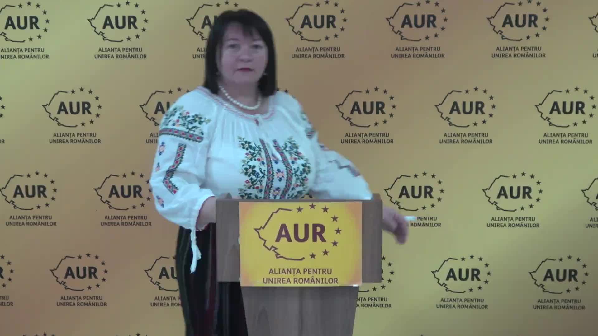 Conferința de presă a Alianței pentru Unirea Românilor (AUR) cu tema „Ziua Națională a României. Basarabia la Alba Iulia de 1 decembrie!!!”