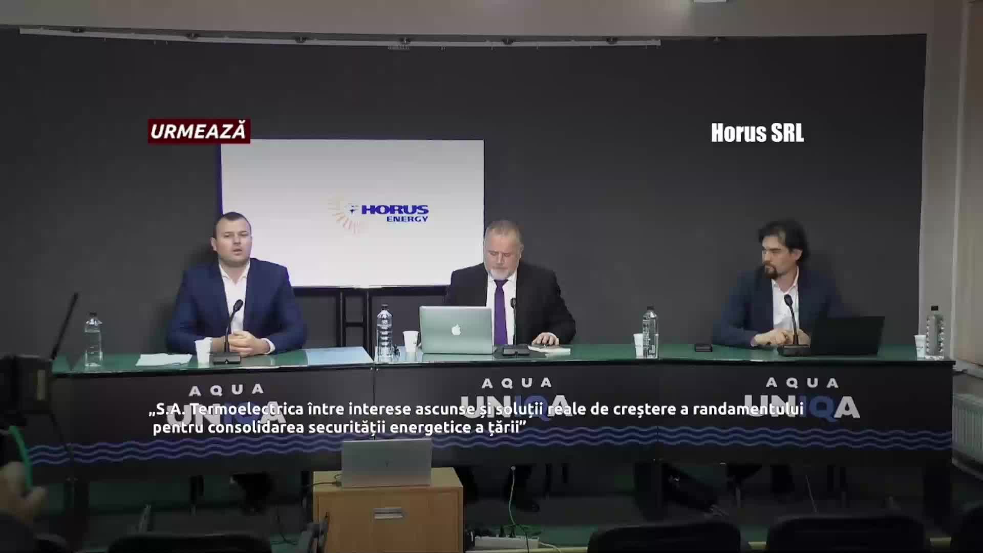 Conferință de presă organizată de Horus SRL cu tema „SA Termoelectrica între interese ascunse și soluții reale de creștere a randamentului pentru consolidarea securității energetice a țării”