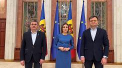 Declarația președintei Republicii Moldova, Maia Sandu, prim-ministrului Republicii Moldova, Dorin Recean, și președintelui Parlamentului Republicii Moldova, Igor Grosu, cu prilejul deciziei Consiliului European privind deschiderea negocierilor de aderare a Republicii Moldova în Uniunea Europeană