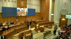 Ședința comună a Camerei Deputaților și Senatului din 19 decembrie 2023