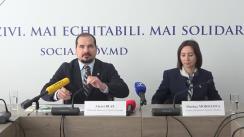 Conferință de presă susținută de ministrul Muncii și Protecției Sociale, Alexei Buzu, privind cele mai importante realizări ale anului 2023