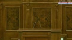 Ședința în plen a Senatului României din 22 ianuarie 2024