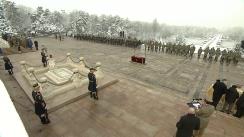 Ceremonia organizată cu prilejul Zilei Unirii Principatelor Române