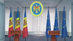 Briefing de presă susținut de viceprim-ministrul pentru reintegrare al Republicii Moldova, Oleg Serebrian, și Ambasadorul cu Misiuni Speciale al Ucrainei responsabil de dosarul transnistrean, Păun Rohovei