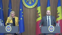 Conferință de presă susținută de ministrul Energiei al Republicii Moldova, Victor Parlicov, și Comisara Europeană pentru Energie, Kadri Simson
