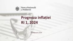 Guvernatoarea BNM, Anca Dragu, prezintă Raport asupra inflației nr. 1, 2024