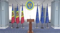 Conferință de presă susținută de secretarul de Stat al Ministerului Educației și Cercetării al Republicii Moldova, Galina Rusu, privind consultarea publică a manualelor școlare