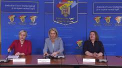 Conferință de presă susținută de ministra justitiei, Alina Gorghiu la Curtea de Apel Cluj
