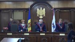 Ședința Curții Constituționale de examinare a sesizării nr. 49e/2024 privind validarea unui mandat de deputat în Parlamentul Republicii Moldova