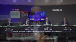 Dezbaterea publică organizată de Agenția de presă IPN la tema „Ce urme au lăsat „doi ani de pași hotărâți pe calea europeană”?