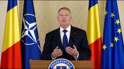 Declarație de presă susținută de Președintele României, Klaus Iohannis, pe tema NATO