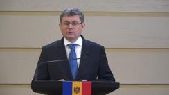 Conferință de presă susținută de Președintele Parlamentului Republicii Moldova, Igor Grosu