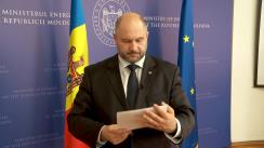 Declarațiile ministrului Energiei, Victor Parlicov, privind rezultatele vizitei în Statele Unite, Bruxelles și reuniunea IRENA
