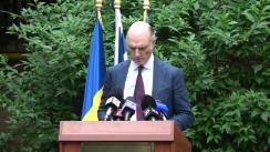 Declarații de presă susținute de ministrul britanic al Forțelor Armate, Leo Docherty, în vizită în România