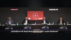 Dezbaterea publică organizată de Agenția de presă IPN cu tema „Extinderea UE după destrămarea URSS: cauze și efecte. Lecția Moldovei”
