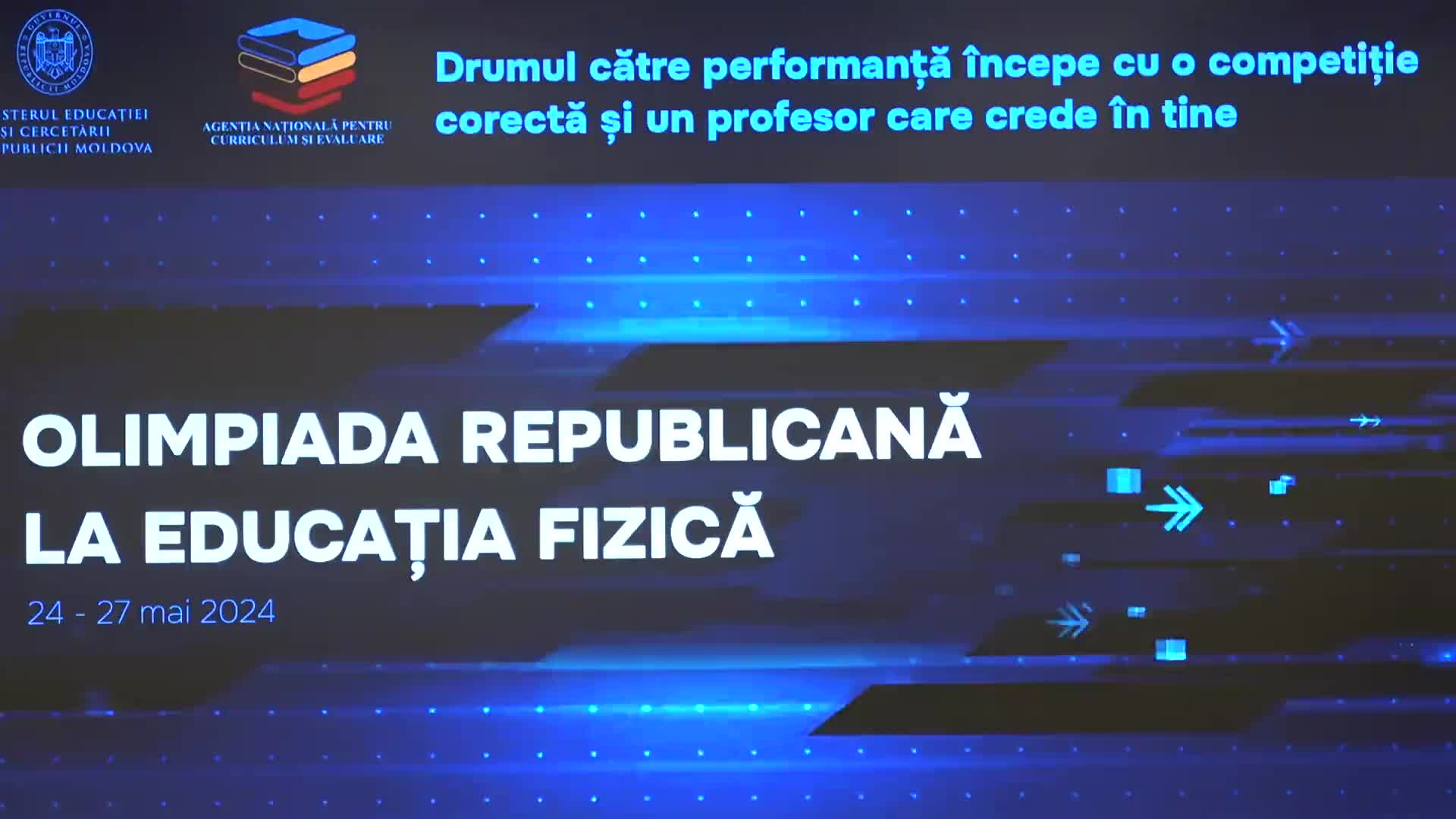 Festivitatea de deschidere a Olimpiadei Republicane la Educația fizică