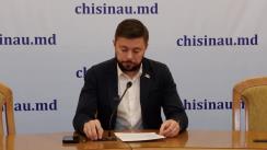 Conferință de presă susținută de Consilier Municipal, Victor Chironda, cu tema „Primele rezultate ale activității primarului Ion Ceban în al doilea mandat”