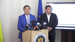 Conferință de presă susținută de președintele Autorității Electorale Permanente, Toni Greblă, pe tema organizării și desfășurării alegerilor din 9 iunie