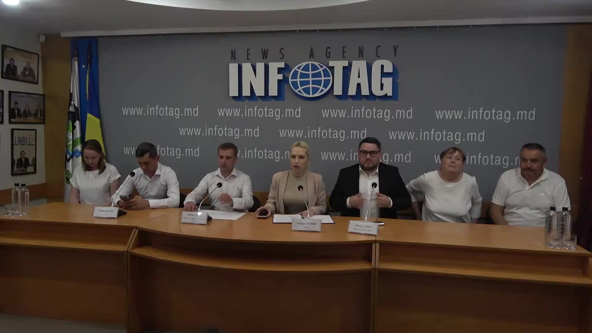 Conferință de presă susținută de către candidatul la funcția de primar al comunei Tîrnova, Ruslan Filipaș, și reprezentanții blocului politic „Victorie”, cu tema „Falsificarea alegerilor din comuna Tîrnova”