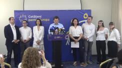 Conferința de presă organizată cu ocazia lansării inițiativei civice „Cetățeni pentru Europa”
