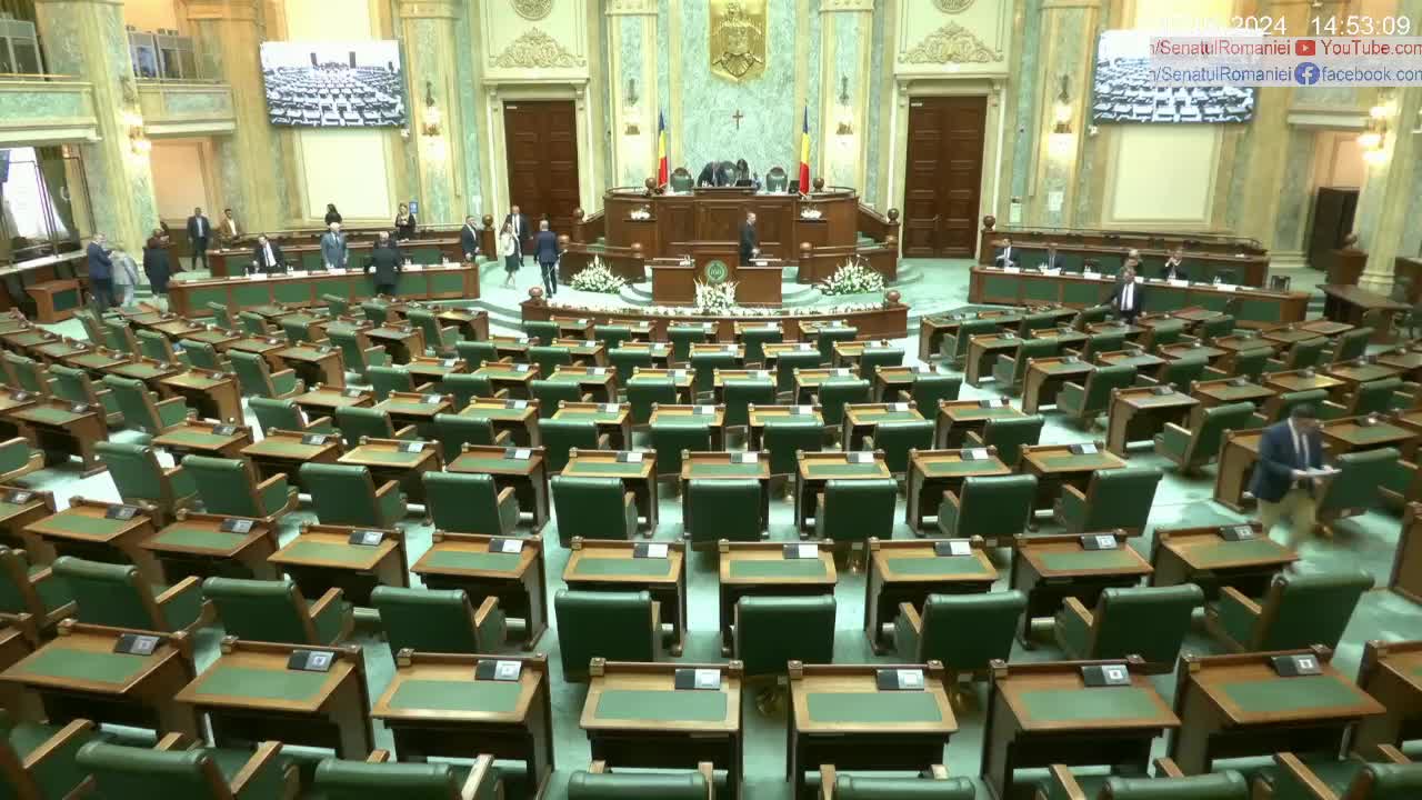 Sesiune solemnă a Senatului consacrată aniversării a 160 de ani de la constituirea Senatului României 