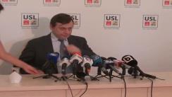 Conferință de presă susținută de președintele Partidului Național Liberal, Crin Antonescu