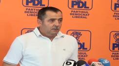 Conferință de presă susținută de prim-vicepreședintele PDL, Cezar Preda