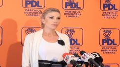 Conferință de presă susținută de vice-președintele PDL, Raluca Țurcan